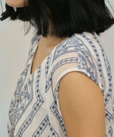 GRACE CONTINENTAL 刺繍ジレワンピース