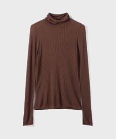 GRACE CONTINENTAL シアーリブニットトップ