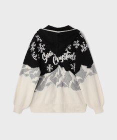 GRACE CONTINENTAL スノージャガードニットフーディ