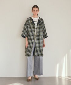 GRACE CONTINENTAL シャイニーツイードコート