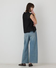 GRACE CONTINENTAL 刺繍スキッパートップ