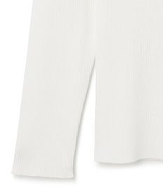 GRACE CONTINENTAL カットワークリブニットトップ