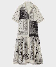 GRACE CONTINENTAL バンダナプリントシャツドレス