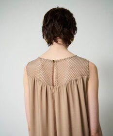 GRACE CONTINENTAL シアードレープマキシ