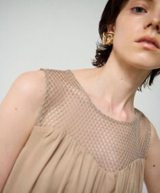 GRACE CONTINENTAL シアードレープマキシ