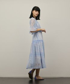 GRACE CONTINENTAL ペイズリーカレイドプリントワンピース