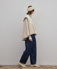 GRACE CONTINENTAL タッセル付レースカラー