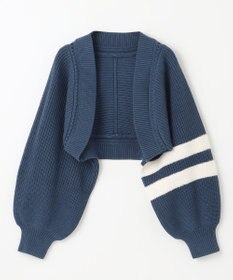 GRACE CONTINENTAL 畦ショートニットカーディガン