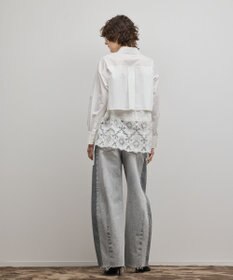 GRACE CONTINENTAL レースティアードシャツ