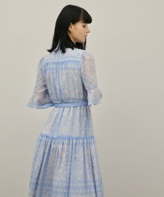 GRACE CONTINENTAL ペイズリーカレイドプリントワンピース