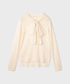 GRACE CONTINENTAL ボウ付ニットトップ