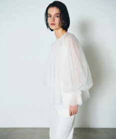 GRACE CONTINENTAL チュール2WAYトップ