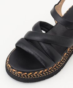 GRACE CONTINENTAL LUCA GROSSI パフィークロスサンダル