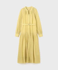 GRACE CONTINENTAL メッシュレースカフタンワンピース