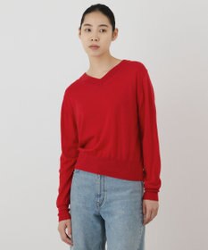 GRACE CONTINENTAL バイカラーウールニットトップ