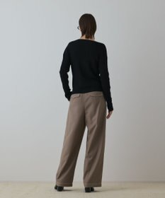 GRACE CONTINENTAL タックカーブパンツ