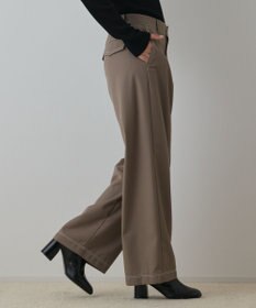 GRACE CONTINENTAL タックカーブパンツ