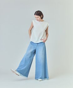 GRACE CONTINENTAL バックロゴ刺繍ノースリーブ