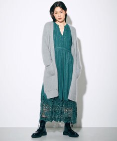 【今週まで】ローレン  モヘヤ ロングニットカーディガン GRACE CLASS カーディガン モヘヤロングニットカーディガン