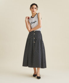 ドットタフタスカート / GRACE CONTINENTAL | GRACE CONTINENTAL