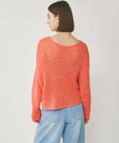 GRACE CONTINENTAL スパンメッシュニットトップ