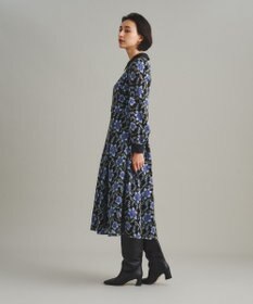 GRACE CONTINENTAL レース刺繍タックワンピース