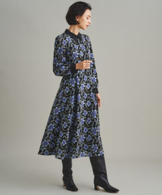 GRACE CONTINENTAL レース刺繍タックワンピース