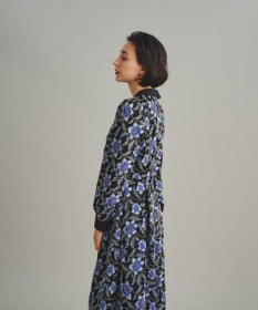 GRACE CONTINENTAL レース刺繍タックワンピース