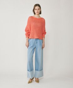 GRACE CONTINENTAL スパンメッシュニットトップ