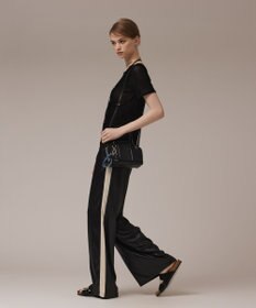 GRACE CONTINENTAL レザーライクパンツ