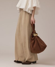 GRACE CONTINENTAL マルシェスエードバッグ