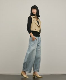 GRACE CONTINENTAL クロップトバレルパンツ