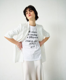 GRACE CONTINENTAL リネンタッチハーフスリーブジャケット