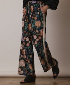 GRACE CONTINENTAL アンティークフラワープリントパンツ