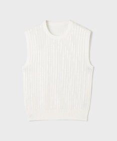 GRACE CONTINENTAL スパンコールニットノースリーブ