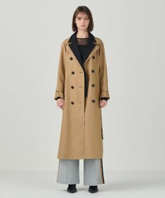 GRACE CONTINENTAL ジャケットレイヤードトレンチ キャメル