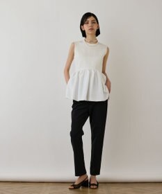 GRACE CONTINENTAL タフタペプラムトップ