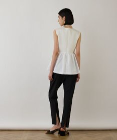 GRACE CONTINENTAL タフタペプラムトップ