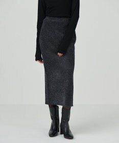 GRACE CONTINENTAL ラメタイトニットスカート