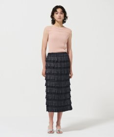 GRACE CONTINENTAL リブシアーニットトップ