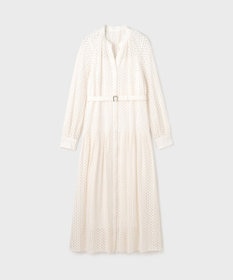 GRACE CONTINENTAL メッシュレースカフタンワンピース