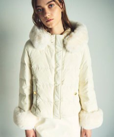 GRACE CONTINENTAL コンパクトダウンジャケット キナリ