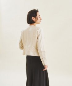 レザーノーカラーライダース / GRACE CONTINENTAL | GRACE