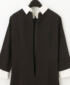 GRACE CONTINENTAL ダブルクロスドレス