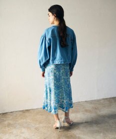 GRACE CONTINENTAL ノーカラーデニムジャケット