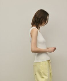 GRACE CONTINENTAL リブニットタンクトップ