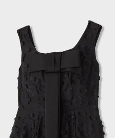 GRACE CONTINENTAL ラメFlowerジャガードドレス