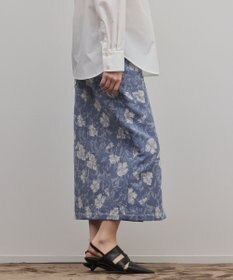 GRACE CONTINENTAL ボタニカルジャガードスカート