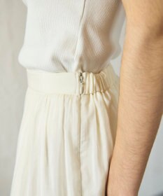 GRACE CONTINENTAL ギャザーレースロングスカート