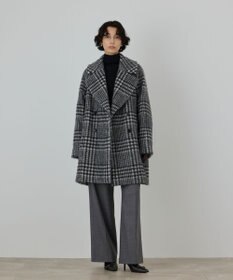 GRACE CONTINENTAL シャギーチェックコート